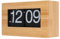 Masyrt Retro Clock Auto Flip Clock Vintage Digital Große Nummer Flip Down Clock Tischuhr für Wohnzimmer Büro (Schwarzer Hintergrund)