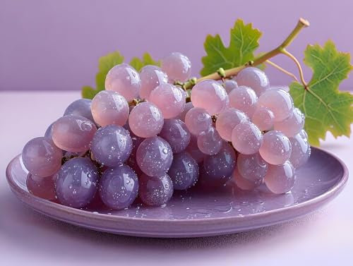 Paint by Numbers for Children, Plate Grape Hobbies for Adults Women Crafts Kits, DIY Canvas With Paint Brushes and Acrylic Pigment Drawing Paintwork, Home Wall Decor Gifts (Frameless) 80x100cm W-294