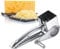 Ejoyous Cheese Drum with Crank, Parmesa Grater Professional Kitchen Grater and Grater Stainless Steel for Vegetables Potatoes Carrots Multi -tires Manually Cheese Grater Parmesan Mill