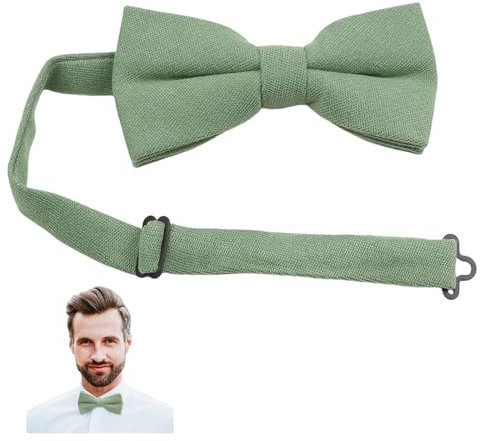 Fliege Grün Herren Dunkelgrün Fliege Mintgrün Herren Verwendet Für Bankette, Partys, Tänze, Hochzeiten, Abschlusszeremonien (Grün)