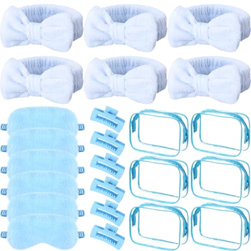 Hoteam 24 Stück Slumber Party Favors Spa Sleepover Party Supplies Blau