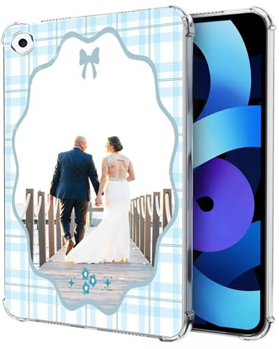 TIANDIMY Cover Personalizzata per tablet iPad Air 2,custodia protettiva con foto e testo personalizzati,silicone TPU morbido,antiurto,angoli rinforzati -TU4