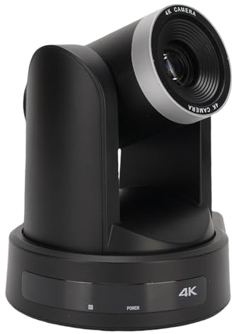 Bewinner 4K Conference Room Camera System, AI Auto Tracking PTZ -Kamera, 12 -Fach Optischer Zoom, USB3.0 Videokonferenz -Webcam für Business Meeting Lecture (EU-Stecker)
