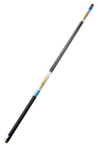 TUJISEK Tragbare Carbon Angelrute 8m 9m 10m 11m 12m 13m 14m 15m Teleskopangel Karpfenrute Stipprute Fishing Rod Angel Rute FüR FlüSse Seen Und Ozeane(8m)