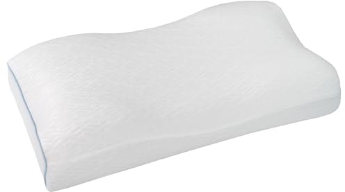 Jekatex Nackenstützkissen Berlin 35x65x13cm | Ergonomisch, Komfortschaum, Atmungsaktiv, Beidseitig Nutzbar, Waschbarer Bezug, 3D-Klimaband für Optimales Schlafklima