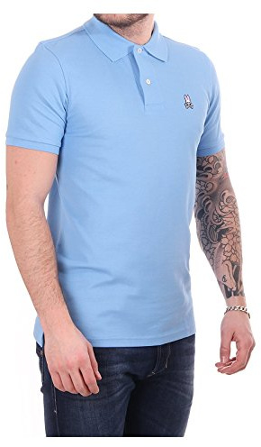 Psycho Bunny Classic Short Sleeve Polo Sky Blue 4