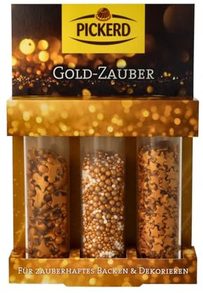 Pickerd Zuckerdekor Streudekor Gold - Zauber 70 g