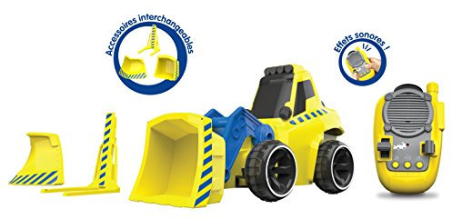 Tooko - Bulldozer Radiocommandé avec Effets Sonores - Multidirectionnel - Contrôle Tout de la Télécommande - Jouet Maternelle
