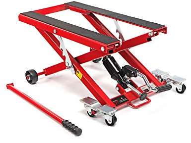 Pont élévateur mobile universel pour moto HBM - ROUGE