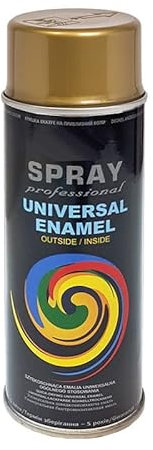 Goldspray 400 ml Acryllack Lackspray Sprühlack Lack Farbe Gold