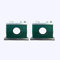 POWERTOOL - Fascetta stringitubo da 25,5 mm, verde, in plastica, per fissaggio di tubi di olio, acqua, gas (confezione da 2)