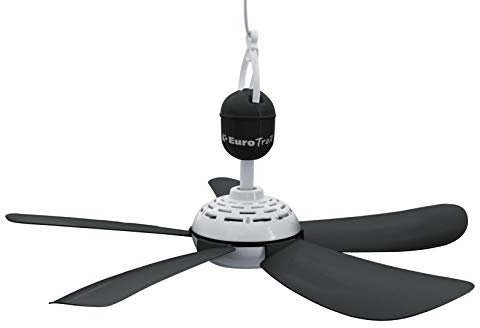 Eurotrail Faltbarer Deckenventilator - Markisen Ventilator - 230V
