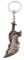 FEIDIAO Game G O War 4 Keychains Keyring Kui Ye Axe Hammer Knife Weapons Model Men Cosplay Car key chian (B)