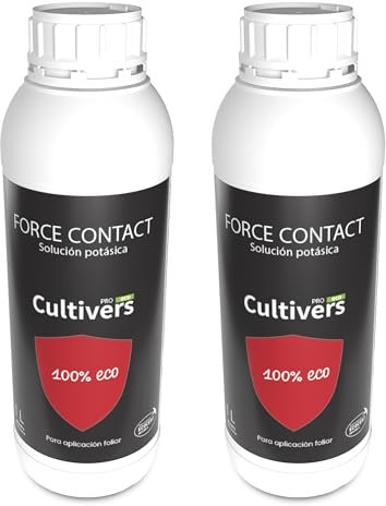 CULTIVERS Jabón Potásico Ecológico 2 L. Súper concentrado. Actúa por Contacto. SUPER CONCENTRADO. Múltiples usos, 100% Natural Protección para tus Plantas. Mejora las defensas de las plantas
