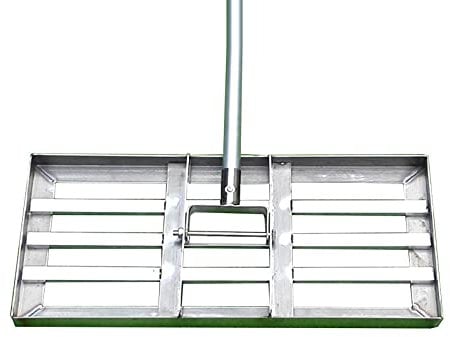 XXAHGSK Rasen Rechen Rasenrechen Golf Garden Grass Level Rasen Rechen, Lawn Leveling Rake, Hochleistungs-Edelstahl-Hochleistungs-Rasen-Push-Level-Tool Golfausrüstung