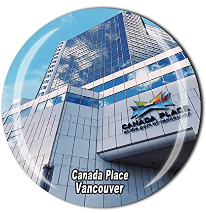 Canada Place Vancouver Kühlschrankmagnet, Souvenir, Geschenk, Kristall-Magnet-Sticker-Kollektion