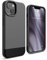 elago Glide Case Compatible with iPhone 13 Case (6.1), Protective Thin TPU Cover, Shockproof, Enhanced Camera Guard, Anti-Scratch, Simple and Unique Design (Dark Gray/Black)