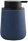 MSV Maonie-Dispenser per Sapone Liquido, in Ceramica, 300 ml, Colore: Blu Scuro Opaco, Standard