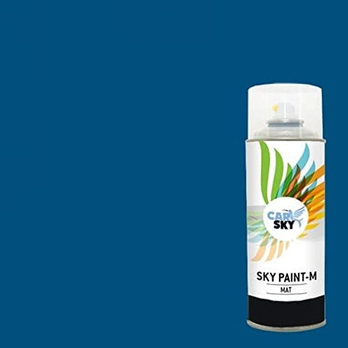 CARSKY Sprühfarbe, Sprühlack, RAL Blau Enzian 5010, mattes Finish, 400 ml