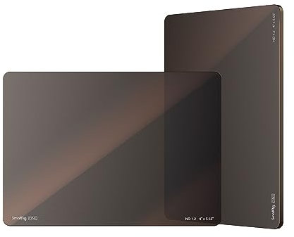 SMALLRIG Filtro ND 4 x 5,65 1.2/4 Stop, Filtro Quadrato 143 x 101 x 4 mm Doppio Rivestimento Nano, Compatibile con Matte Box - 3589