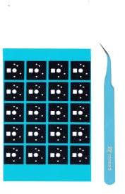 Ranked Premium Switch Pads Kit for DIY Custom Mechanical Keyboard | EVA Foam | 0.5mm Thick (EVA 240 Pcs + 1 Tweezers)