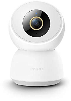 IMILAB C30 Telecamera di sorveglianza IP, angolo di visione 360 gradi, doppia banda con modalità Privacy, qualità dell'immagine 2.5 K, compatibile con Alexa e Google Assistant.