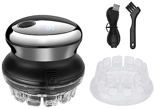 Hsthe Sea Head Shaver Rasoio Elettrico Rotante Rasoi a Testa Calva per Uomo Tagliacapelli Elettrico USB