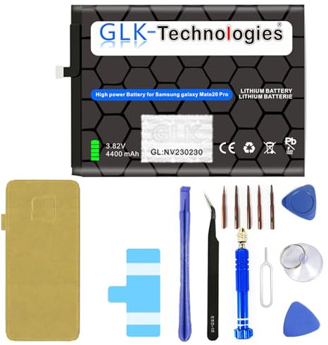 High Power Ersatzakku kompatibel mit Huawei Mate 20 PRO HB486486ECW GLK-Technologies Battery accu 4400mAh Akku inkl. Profi Werkzeug Set Kit NUE