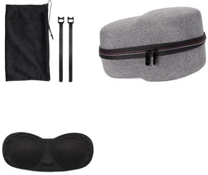 JLANDA Harte Eva-Reise-Aufbewahrungstasche für Oculus für Oculos Quest 2 Headset, tragbar, praktisch, Tragetasche, Controller, VR-Zubehör (Color : Gray Combo 2)