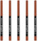 essence 8h MATTE comfort lipliner, Nr. 17, Braun, langanhaltend, sofortiges Ergebnis, matt, vegan, ohne Konservierungsstoffe, ohne Parabene, ohne Mikroplastikpartikel, 5er Pack (5x0.3g)