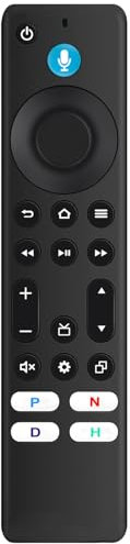 Beyution Voice Replacement Remote Control Compatible with Amazon 4-Series 4K UHD Smart TV 4K55N400A 4K43N400A, Amazon Smart TV Omni QLED Series, Omni Series 4K55M600A 4K75M600A 4K43M600A 4K50M600A