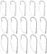 SG Store 30PCS Weedless Fishing Hooks #1/0#2/0#3/0 Anti-Hanging Bottom Mouthguard Fish Hook High Carbon Steel Long Neck Hooks for Shallow Water Area Around Lake Islands Rivers
