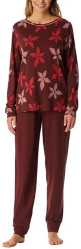Schiesser Damen Schlafanzug Set lang Baumwolle Modal - Nightwear