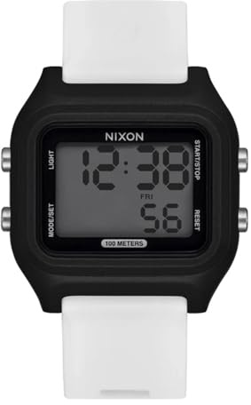 Nixon Herren Digital Uhr mit Kunststoff Armband A1399-005-00