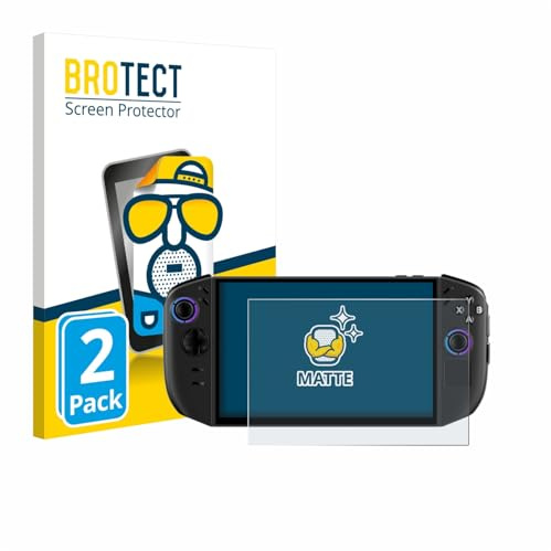 BROTECT Schutzfolie für Lenovo Legion Go Gen 2 | 2 Stück Entspiegelnder Displayschutz Made in Germany Matte Displayschutz-Folie Anti-Reflex Anti-Fingerprint Einfache Montage
