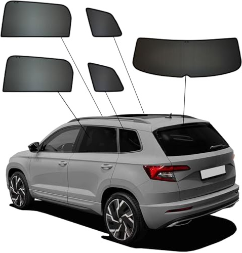 SunClip Sicht- & Sonnenschutz passgenau | kompatibel mit Skoda Karoq (NU) 2017-