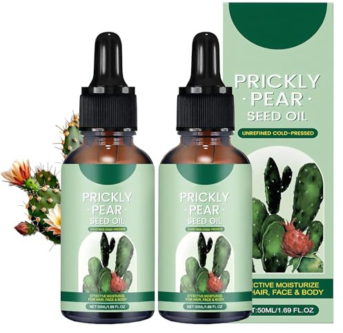 Aceite de Higo Chumbo 2 Bottle,50ml/Bottle | Rostro Calma E Hidrata ,La Piel Hidrata ,Profundamente Favorece La Reparación en Piel ,Apto para Rostro Cuerpo y Cabello