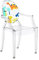 Kartell Loulou Ghost Kinderstuhl, Polykarbonat, transparent, 37 x 40 x 63 cm