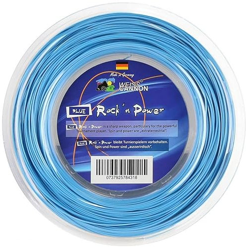 Weiss Cannon Blue Rock 'N Power - Corda da tennis, 200 m