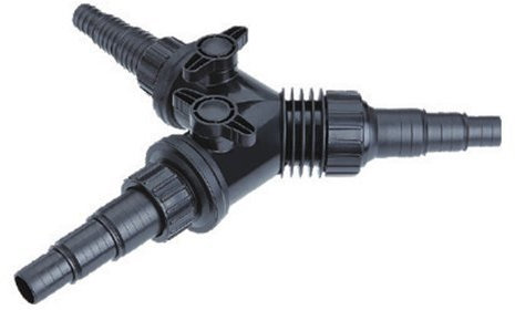 Boyu Premium Y-Piece Unitap Hosetail Fitting with Flow Regulators & Filter Strainer