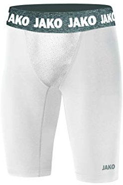 JAKO Herren Short Tights Compression 2.0, Weiß, XXL