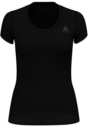 Odlo Women SUW TOP Crew Neck s/s Active F-Dry Light Undershirt - Black, S
