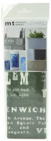 MT MASKING TAPE MT Remake, Papier, schwarze Tafel, New York, 2790 cm