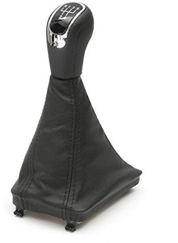 MOMOALA 5-Gang-Schaltknauf Schaltknauf Rahmen schwarz für Skoda Octavia Superb &