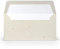 PAPERADO 100 Briefumschläge DIN lang/DL - Terra Vanilla Creme Beige - 100 g/m² Kuvert ohne Fenster 22 x 11 cm - Umschläge mit Nassklebung gerader Klappe