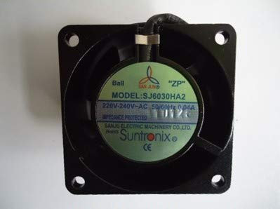 zyvpee® 60x60x30mm SJ6030HA2 Ball 6cm SJ6030HA2BAL 220-240V AC 50/60Hz 0.04A 2Wire 60mm AC Fan