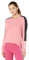 adidas Color-Block Linear Sweatshirt Hazy Rose/White SM