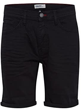 b BLEND Shorts en Jean, Denim Noir (200297), XL Homme