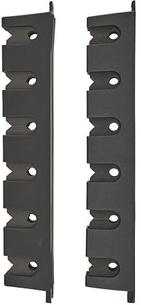 Berkley horizontales Rutenregal – Angelruten-Aufbewahrungslösung – für Zuhause, Garage, Schuppen, sichere Aufbewahrung für Ruten oder -Kombinationen, 6 Rod, Schwarz