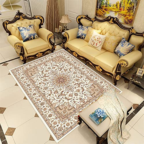 Teppich Orientalisch Teppich Weich Wohnzimmer Teppich Druck Design Schlafzimmer Zubehör feuchtigkeits- und schalldicht 200X300CM Weicher Teppich